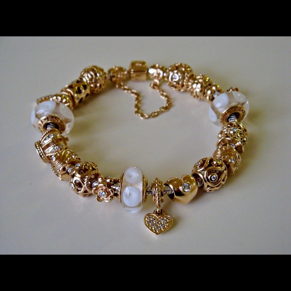 ALL SOLD!!!pandora 14k gold Marino glass SOLD!!! - Picture 5 of 5